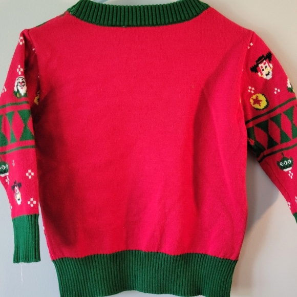 NWOT-Disney/Pixar-Toy Story-Infant-Christmas Sweater-Size 12 Months-Red & Green - Picture 3 of 3